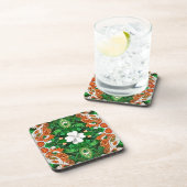 Hard plastisch onderzetter met Ierse kleuren (Rechterzijde)