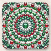 Hard plastisch onderzetter met Italiaanse kleuren (Voorkant)