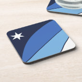 Hard plastisch onderzetter met vlag van Columbia,  (Linkerzijde)