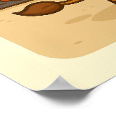 Hard regenen. Licht optillen. – Grappige Bullio Gy Poster (Hoek)