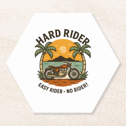 Hard Rider Summer Kartonnen Onderzetters (Voorkant)