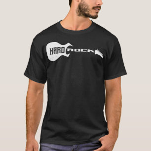 Hard Rock elektrische gitaar typografische gitaar T-shirt