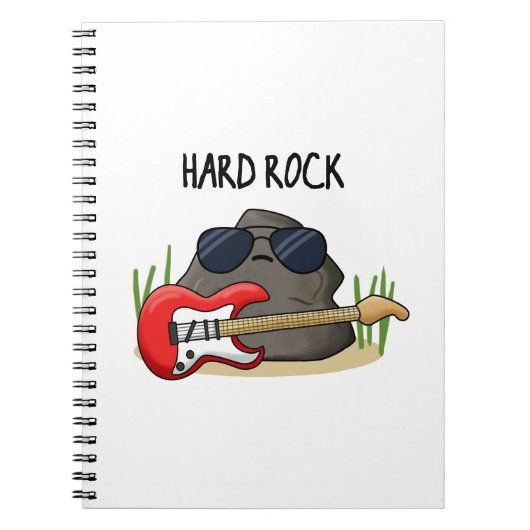Hard Rock Funny Geology Music Pun Notitieboek (Voorkant)