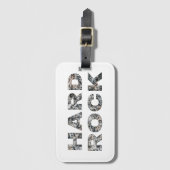 Hard Rock Granite-tekst Bagagelabel (Voorkant (verticaal))