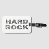 Hard Rock Granite-tekst Bagagelabel (Voorkant (horizontaal))