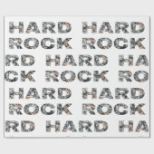 Hard Rock Granite-tekst Cadeaupapier (Vlak)