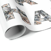 Hard Rock Granite-tekst Cadeaupapier (Rol Hoek)