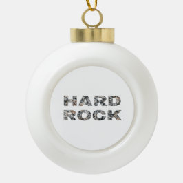 Hard Rock Granite-tekst Keramische Bal Ornament