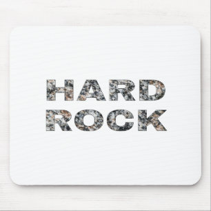 Hard Rock Granite-tekst Muismat