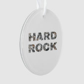 Hard Rock Granite-tekst Ornament (voorkant)