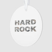Hard Rock Granite-tekst Ornament (voorkant)