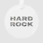 Hard Rock Granite-tekst Ornament (voorkant)