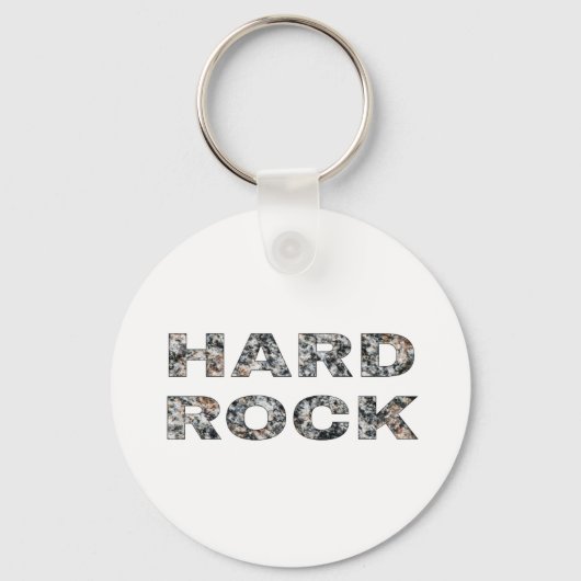 Hard Rock Granite-tekst Sleutelhanger (Voorkant)