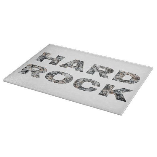 Hard Rock Granite-tekst Snijplank (Hoek)