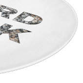 Hard Rock Granite-tekst Snijplank (Hoek)