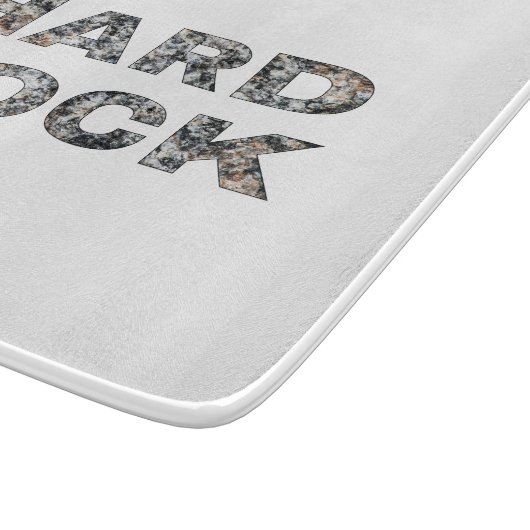 Hard Rock Granite-tekst Snijplank (Hoek)