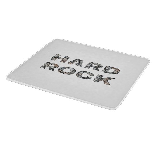 Hard Rock Granite-tekst Snijplank (Hoek)