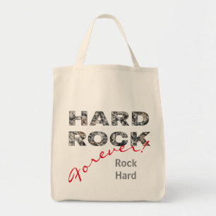 Hard Rock Granite-tekst Tote Bag