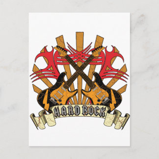 Hard Rock Guitars Briefkaart