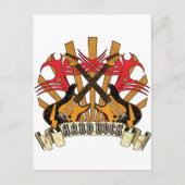 Hard Rock Guitars Briefkaart (Voorkant)