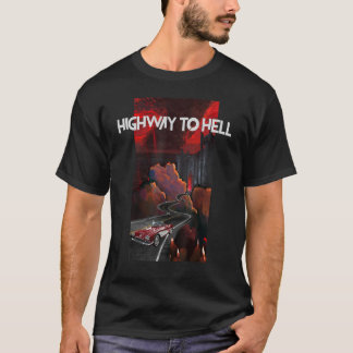 Hard Rock Hard Style Highway naar Hell Rock Rocker T-shirt