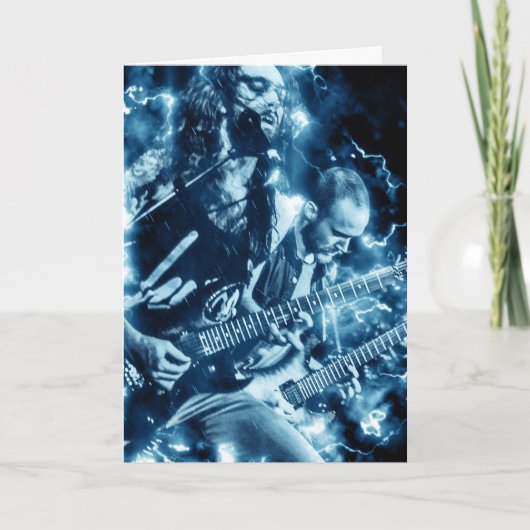 Hard Rock Heavy Metal Band Birthday-kaart Kaart (Voorkant)