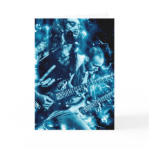 Hard Rock Heavy Metal Band Birthday-kaart