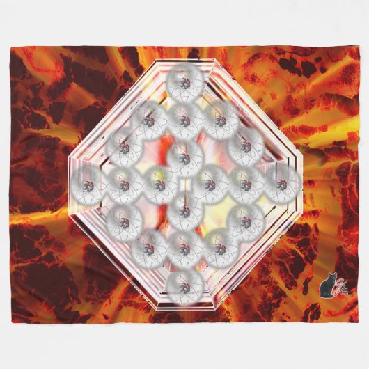 Hard Rock Horizontaal Fleece Deken (Voorkant (Horizontaal))