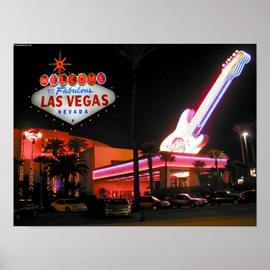 Hard Rock Hotel Las Vegas Poster (Voorkant)