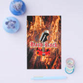 Hard rock in het vuur flyer (Enkel)