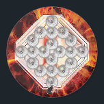 Hard Rock Magneet<br><div class="desc">HARD ROCK! Carbon atoms. Bundles of energy composed of 6 Protons, 6 Neutrons and 6 electrons. Forged deep in the crucible of the Earth’s crust under extreme heat (2200º Farenheit) and pressure (750 thousand pounds per square inch), carbon atoms strong covalent bonds can form crystal diamonds. Gem quality diamonds are...</div>