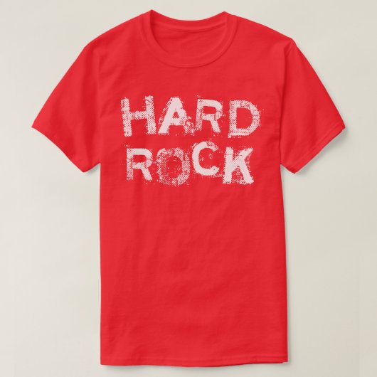 Hard rock muziek t-shirt (Design voorkant)
