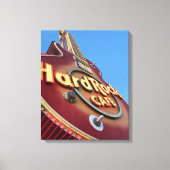 Hard Rock Neon Bord Las Vegas Canvas Afdruk (Voorkant)