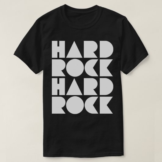 Hard rock ontwerp 1 t-shirt (Design voorkant)