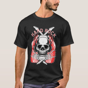 Hard Rock Schedel Music – Randstedig Rock & Roll A T-shirt