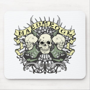 Hard Rock Skull en Guitars Muismat