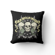 Hard Rock Skulls Sierkussen Music Lovers