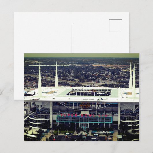 Hard Rock Stadium, Miami, Florida Feestdagenkaart (Voorkant / Achterkant)