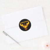 HARD ROCK WINGS RONDE STICKER (Envelop)