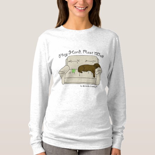 hard rust goed spelen t-shirt (Voorkant)