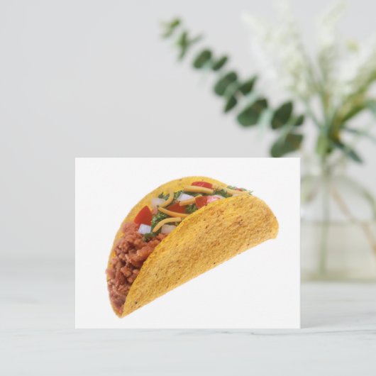 Hard Shell Taco Briefkaart (Staand voorkant)