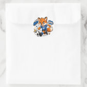 HARD SPELEN DOELPUNT VOS VOETBAL STICKER (Tas)
