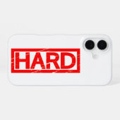 Hard Stempel iPhone 16 Hoesje (Achterkant horizontaal)