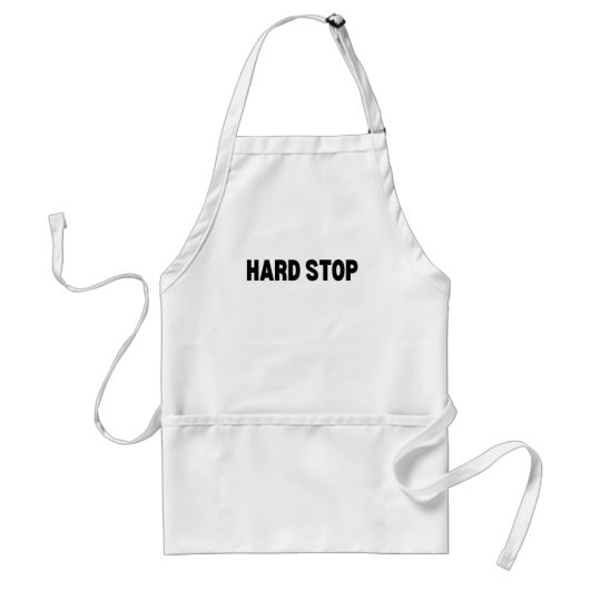 Hard Stop | Professional Studio  Standaard Schort (Voorkant)