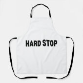 Hard Stop | Professioneel Studio  Schort (Voorkant)