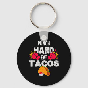Hard Stoten Tacos Eten Boksen Kickboksen Kickbokse Sleutelhanger