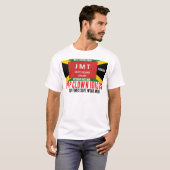 HARD TIME ZACHTE ZWAKKE MANNEN Basic Donker T-shir T-shirt (Voorkant volledig)