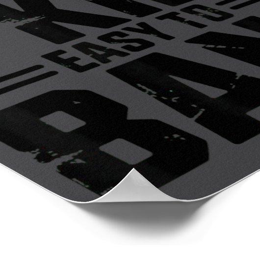 Hard To Kill Easy To Bang Sarcastic  Poster (Hoek)