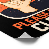 Hard van het Horen Doven Awareness Citaten ASL Sig Poster (Hoek)