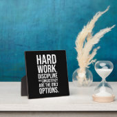 Hard werk en discipline - Gym, Hustle, Succes Fotoplaat (Insitu)